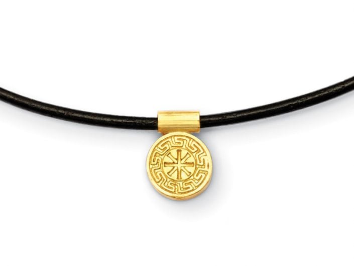 Small 22k Gold IXTHUS Charm. Also available in Sterling Silver.